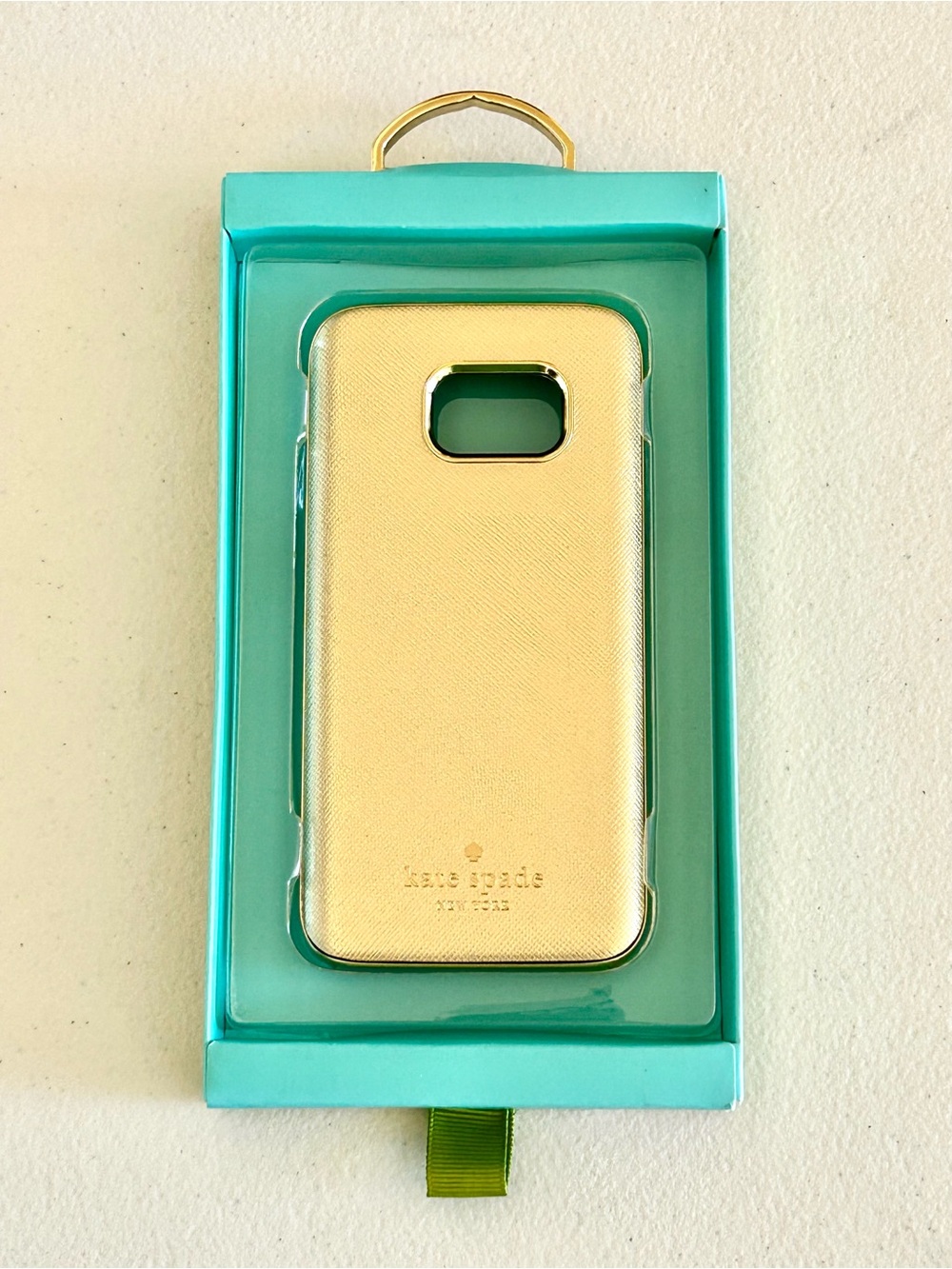 Kate Spade Wrap Saffiano Leather Case For Samsung Galaxy S7 Edge - Rose Gold